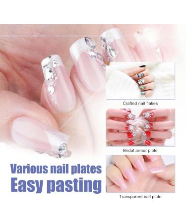 Adhesive Tabs for Nails | 11Sheets Nail Adhesives Breathable for Press on Nails - Jelly Double Sided Nail Adhesive for Press on Nails Rowces - Buy Online on GoSupps.com