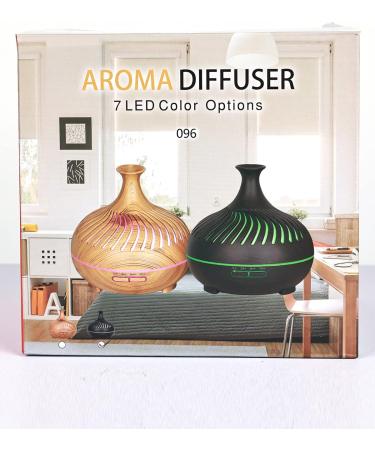 Zovhyya 500ml Aroma Diffuser & Mini Humidifier - 7 Colors Remote Control Quiet Operation 4 Timer Settings - Perfect for Living Room & Essential Oils - Buy Online on GoSupps.com