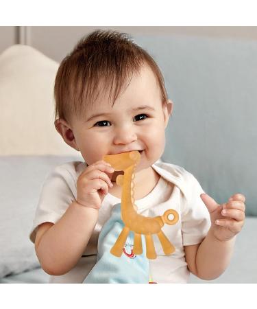 Teething Ring for Baby | Food Grade Silicone Teething Toy | Safe & Easy Grip Teething Aid - Buy Online on GoSupps.com
