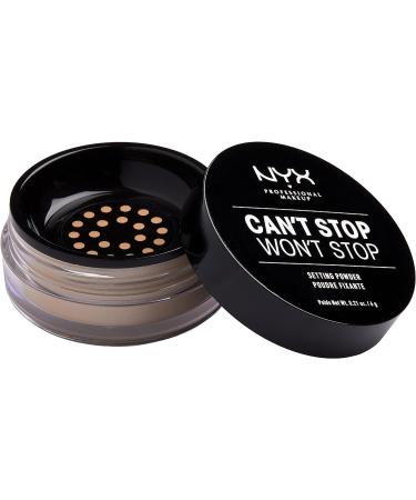 NYX Can't Stop Won't Stop Setting Powder - Medium Matte Finish Vegan Formula 6g - Buy Online on GoSupps.com