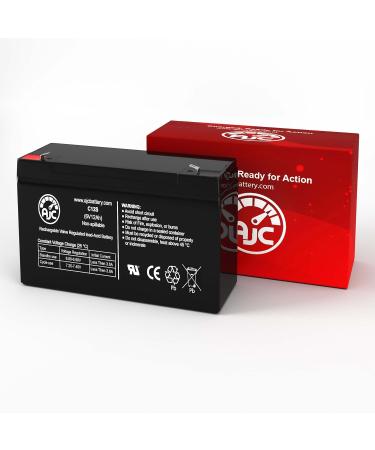 AJC 6V 12Ah Battery for B&B BP10-6 - Reliable Emergency Light Power | International Shipping Available - Buy Online on GoSupps.com