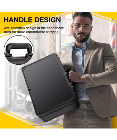 Shop Noverlife Large Barber Carrying Case w/Code Lock | Ultimate Hairdresser Toolbox Organizer for Stylists & Groomers - Portable Travel Suitcase - Buy Online on GoSupps.com