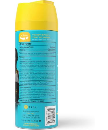 TIDL Morning Therapy Spray Energizing Muscle & Joint Relief with Camphor & Menthol Refreshing 3 fl oz | International Shipping Available - Buy Online on GoSupps.com