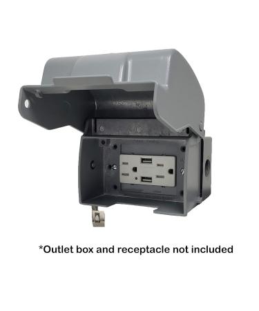 Sealproof Gang Metal Weatherproof Lockable - Horizontal - Grey - Buy Online on GoSupps.com