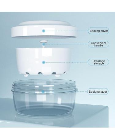 Leakproof Denture Box - Sustainable Prosthesis Container with Sieve | DMJJSd Brnal - Buy Online on GoSupps.com