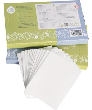Non Bio Laundry Detergent sheets -64 washes. -Safe for Sensitive Skin- UK made. (Fresh linen) - Buy Online on GoSupps.com