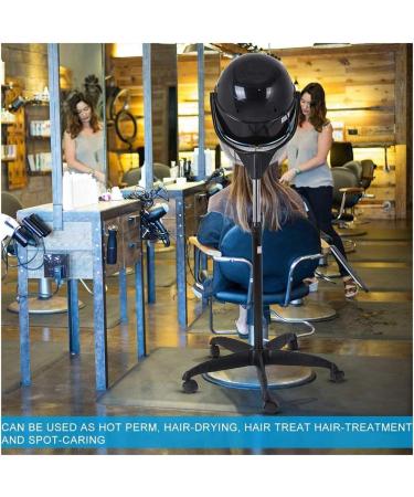 Adjustable Hooded Floor Dryer Hair Bonnet Dryer Salon Stand Up Professional Salon Hair Beauty Hair Styling Tools Rolling Hair Dryer for Hot Perm Hair-drying - Buy Online on GoSupps.com