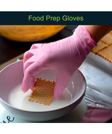 Pink Vinyl Disposable Gloves Medium 50 Pack - Latex-Free, Powder-Free Medical Exam Gloves - 3 Mil Thickness - Ideal for Surgical, Home Cleaning, and Food Handling (Pack of 50) - Buy Online on GoSupps.com