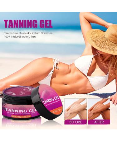 Mikabila (02)100g Tanning Accelerator Cream Long Lasting Sunbed Cream Natural Ingredients Tanning Cream for Sunbeds & Outdoor Sun Achieve a Natural Tan Sunbed Cream Effective in Outdoor Sun - Buy Online on GoSupps.com