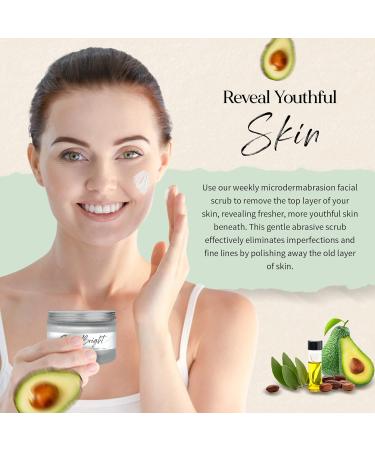 Shine Bright Microdermabrasion Facial Scrub - Exfoliating Face Scrub for All Skin Types Brighten Skin - 2 Pack - International Shipping Available - Buy Online on GoSupps.com