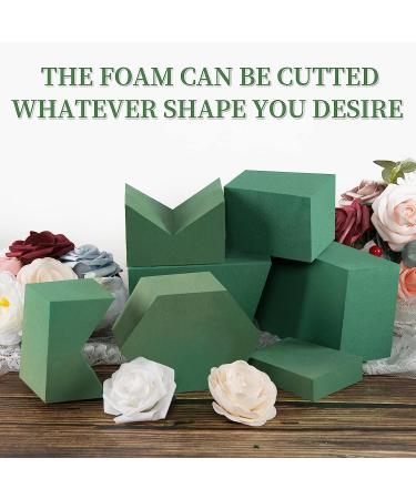 Toopify 6 Pcs Floral Foam  Wet and Dry Floral Foam Blocks Flower Arrangement Kit for Fresh or Silk Artificial Flowers (Green  9" L x 3.1" W x 4.3" H) 6pack - Buy Online on GoSupps.com
