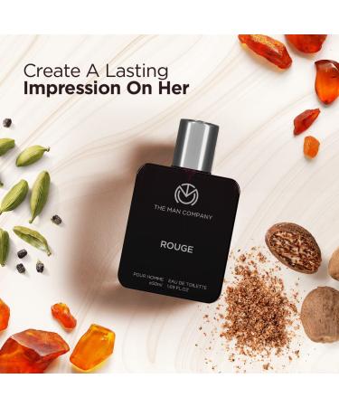 The Man Company Rouge EDT - 50ml | Perfume For Men | Premium Long-Lasting Fragrance | Citrusy Spicy & Woody | Gift For Men - Buy Online on GoSupps.com