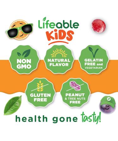 Lifeable Kids Vitamin C 250mg - 90 Gummies - Buy Online on GoSupps.com