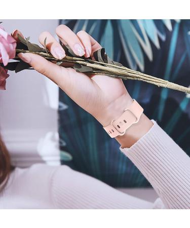 Getino Compatible with Fitbit Sense 2/ Sense Bands/ Versa 4/ Versa 3 Bands Women Men  Silicone Sport Accessories  Band for Fitbit Sense/ Sense 2/ Versa 4/ Versa 3 Watch  Small Black/ Gray/ Pink/ White Small 5.8"-7.6" Black/Gray/Pink/White - Buy Online on GoSupps.com