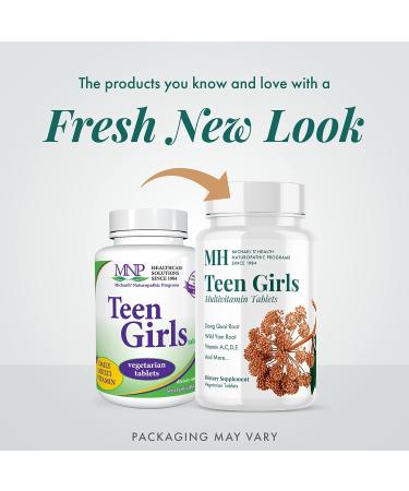 MICHAEL'S Teen Girls Multivitamin - 60 Vegetarian Tablets - B Complex Vitamins & Female Herbal Blend - Kosher - 30 Servings - Buy Online on GoSupps.com