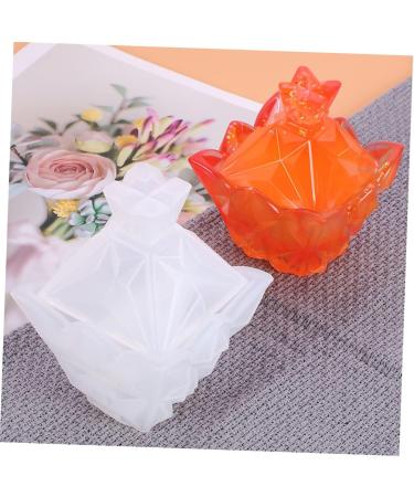 NUOBESTY 2pcs Epoxy Resin Diy Resin Epoxy Mold Silicone Jewelry Storage Container Storage Box Box Manual Whitex2pcs 8.5x7x12.3cmx2pcs - Buy Online on GoSupps.com