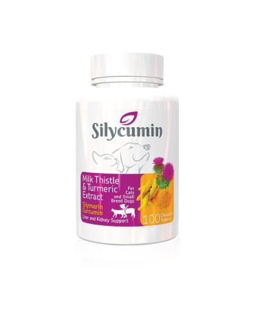 Bio PetActive Liver & Kidney Support Tablets for Cats & Dogs (100 tabs) Fortified with Silycumin Turmeric and Milk Thistle to Remove Toxins & Support Liver Regeneration Easy to Eat & Digest