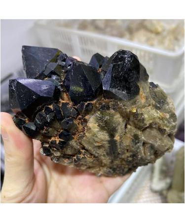Crystal Cluster Natural Black Crystal Pineapple Cluster Quartz Ore Specimen Decorative Gift ningxiao (Size : 800-900g) - Buy Online on GoSupps.com