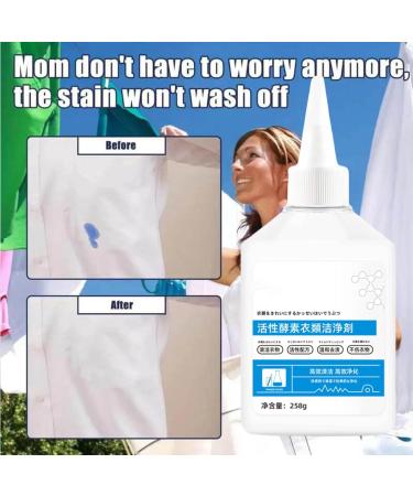 Active Enzymes for Clothes Cleaning Active Enzymes Laundry Stain Remover Garment Stubborn Stain Cleaner Oil Remover Active Enzymes Liquid Laundry Detergent for Stubborn Stains (3PCS) - Buy Online on GoSupps.com