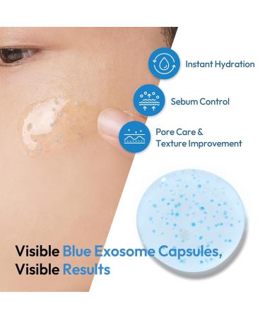 LAB BY He is_ Men's Face Moisturizer 24-Hour Hydrating & Soothing Face Gel Non-Greasy Oil Control Lightweight Daily Lotion for All Skin Types 3.71 fl oz - Buy Online on GoSupps.com