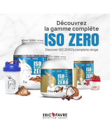 ISO WHEY ZERO 100% Pure Whey Protein Isolate Tasty Muscle Gaining Quickly Assimilable Laboratory Eric Favre 500 g Rasp - Buy Online on GoSupps.com