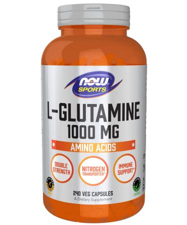 Now Foods Sports L-Glutamine 1000 mg 240 Capsules