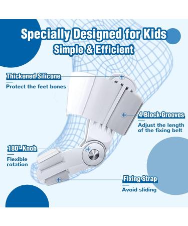 TENICORE Kids Bunion Corrector & Big Toe Straightener with Exercise Strap for Bunion Relief - Buy Online on GoSupps.com