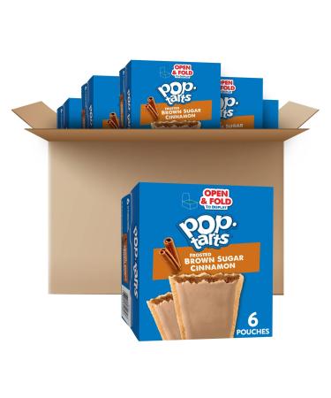 Pop-Tarts Toaster Pastries, Breakfast Foods, Kids Snacks, Frosted Brown Sugar Cinnamon (144 Pop-Tarts)