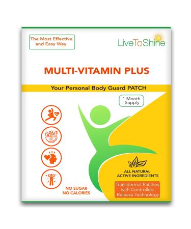 Natural Energy Multi Plus Patch - 30 Patches - USA Made by Live to Shine