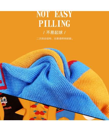 Chinese New Year Men's Red Cotton Sports Socks - 5 Pairs (Size 39-44) for Spring Festival Good Luck - Buy Online on GoSupps.com