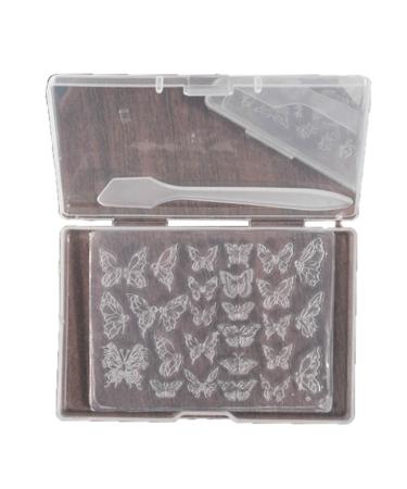 MCAORI 3D Nail Art Mold with Variety of Patterns Template Carving Sticker Stencil Tools Creative Stunning Nail Decorations