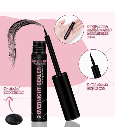 Lash Clusters Overnighter Sealer - DIY Extension for Long Lasting Wear | 5ml Black - Buy Online on GoSupps.com
