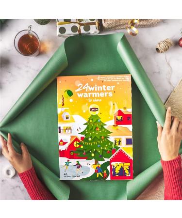 Lipton | Advent Calendar 2023 Teas and Infusions | Assortment of 48 Black/Green Teas and Gourmet Infusions | Gift idea - Buy Online on GoSupps.com