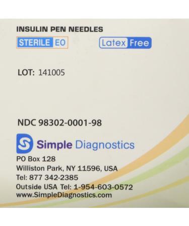 Clever Choice Comfortez 31g 8mm Insulin Pen Needles - 100 Count | Diabetes Supplies - Buy Online on GoSupps.com