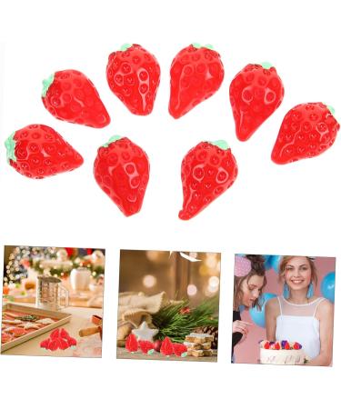 Zerodeko 60 Pcs Simulation Three-dimensional Fruit Minatures Crafts Artificial Fruit Toy Fruit Charms Strawberry Blue Plant Pots Indoor Miniatures Cake Decorations Phone Case Resin Earrings - Buy Online on GoSupps.com