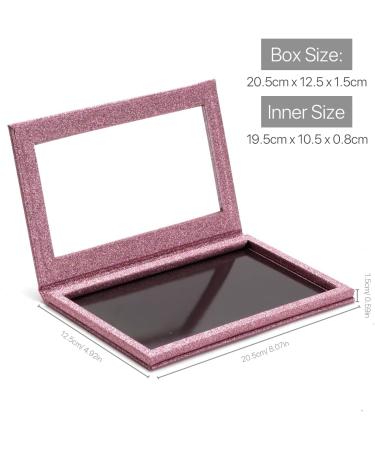 Empty Magnetic Palette Makeup Storage Tool for Eyeshadow Powder Highlighter Keeps Pans Safe Travel Portable (Pink) - Buy Online on GoSupps.com