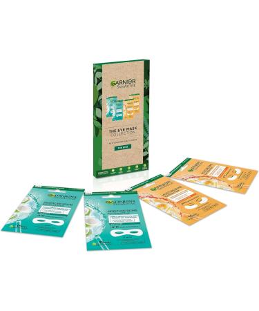 Garnier Eye Mask Collection Gift Set - Pampering Beauty Gift for Men & Women | Vegan Sheet Masks - Buy Online on GoSupps.com