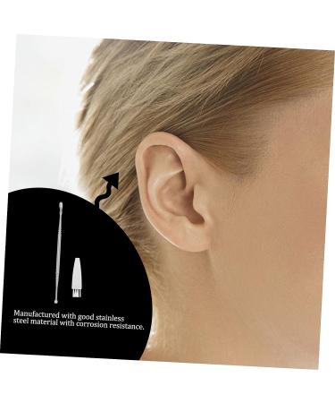 Spiral Ear Pick: Reusable Earwax Remover & Cleaner Tool - Portable and Convenient Spring Silver Design - Household Metal Ear Cleaning Tool - 13x0.5CM - Buy Online on GoSupps.com