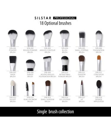 Buy SILSTAR Professional Foundation Brush - Natural Birch Handle Made in Korea | International Shipping Available - Buy Online on GoSupps.com