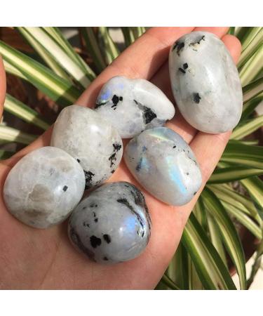 100g Natural Polished Moonstone Tumbled Stone Natural Quartz Crystals Stone forCrystal Stone Natural Luster - Buy Online on GoSupps.com