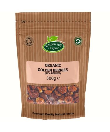 Organic Golden Berries (Inca Berries) 500g by Hatton Hill Organic