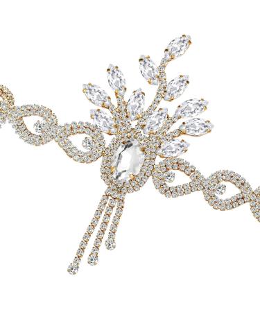 Lurrose Vintage 1920s Leaf Medallion Headband for Women - Perfect for Wedding, Bridal, and Themed Parties - 1 Pack - Buy Online on GoSupps.com
