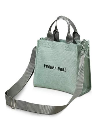 SONARIN Lightweight small Baby Nappy Changing Handbag Shoulder Bag Diaper Bag with Stroller strap Suitable for short trips Large Capacity Waterproof Green