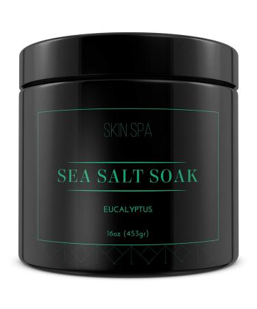 Mineral Sea Salt Soak - Eucalyptus 16oz (453gr)