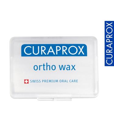 Curaprox Ortho-Wax | Transparent & Tasteless Wax for Brackets & Braces | 7 Strips in Handy Case - International Shipping Available - Buy Online on GoSupps.com