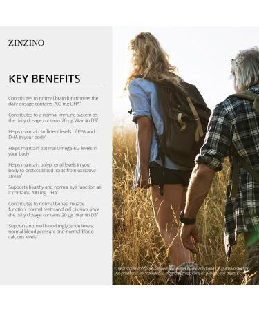 Zinzino BalanceOil+ AquaX - Optimal Omega-6:3 Contributes to Normal Brain Function and Immune System Maintains EPA and DHA - 300ml - Buy Online on GoSupps.com