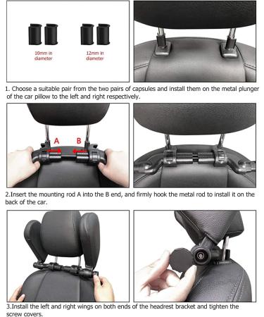 Chuertech Adjustable Car Headrest Neck Support Pillow - Memory Foam Road Pal for Children & Adults - Buy Online on GoSupps.com