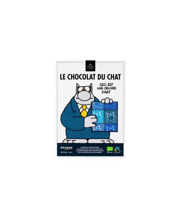 Dolfin Le Chat Dark Chocolate Assortment - Belgian Chocolate Neapolitans Comic Form Packaging - Cocoa 37% Caramel Speculos Hazelnut Flavour - Smooth & Decadent - Made in Belgium 160 g