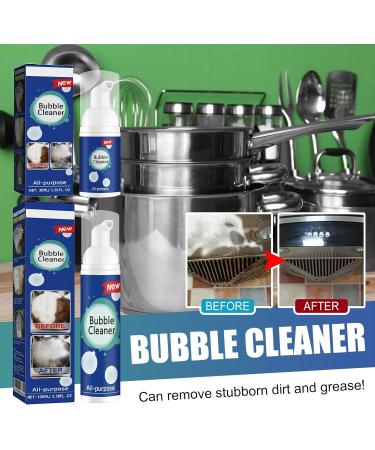 Cohbskj North Moon Bubble Cleaner Foam Bubble Cleaner Foam Spray All Purpose Rinse Free Cleaning Spray Foaming Heavy Oil Stain Remover (1Pcs-100ml) - Buy Online on GoSupps.com