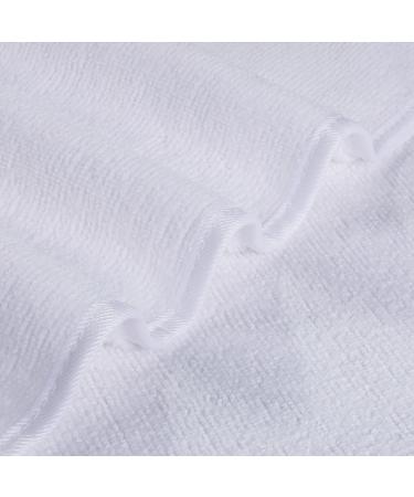 Polyte Premium Microfibre Wash Cloth 33 x 33 cm - White - Pack of 6 - Buy Online on GoSupps.com